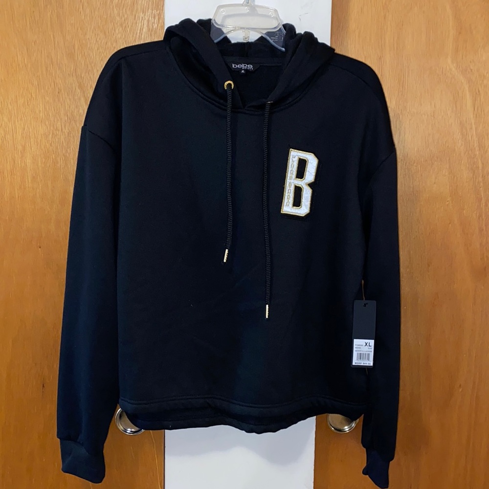♠️NWT BEBE Sport Sweatshirt w/Gold Logo